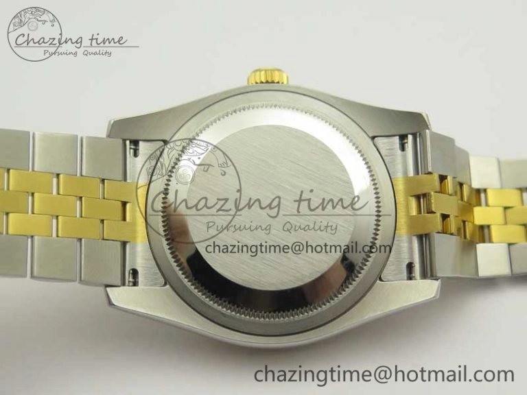 Sleek DateJust 36 SS YG 126233 ARF 1:1 Best Edition YG Dial Stick Markers on SS YG Jubilee Bracelet SH 3431