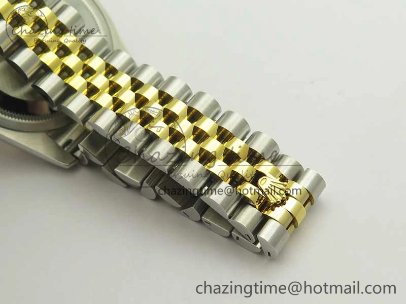 Sleek DateJust 36 SS YG 126233 ARF 1:1 Best Edition YG Dial Stick Markers on SS YG Jubilee Bracelet SH 3431