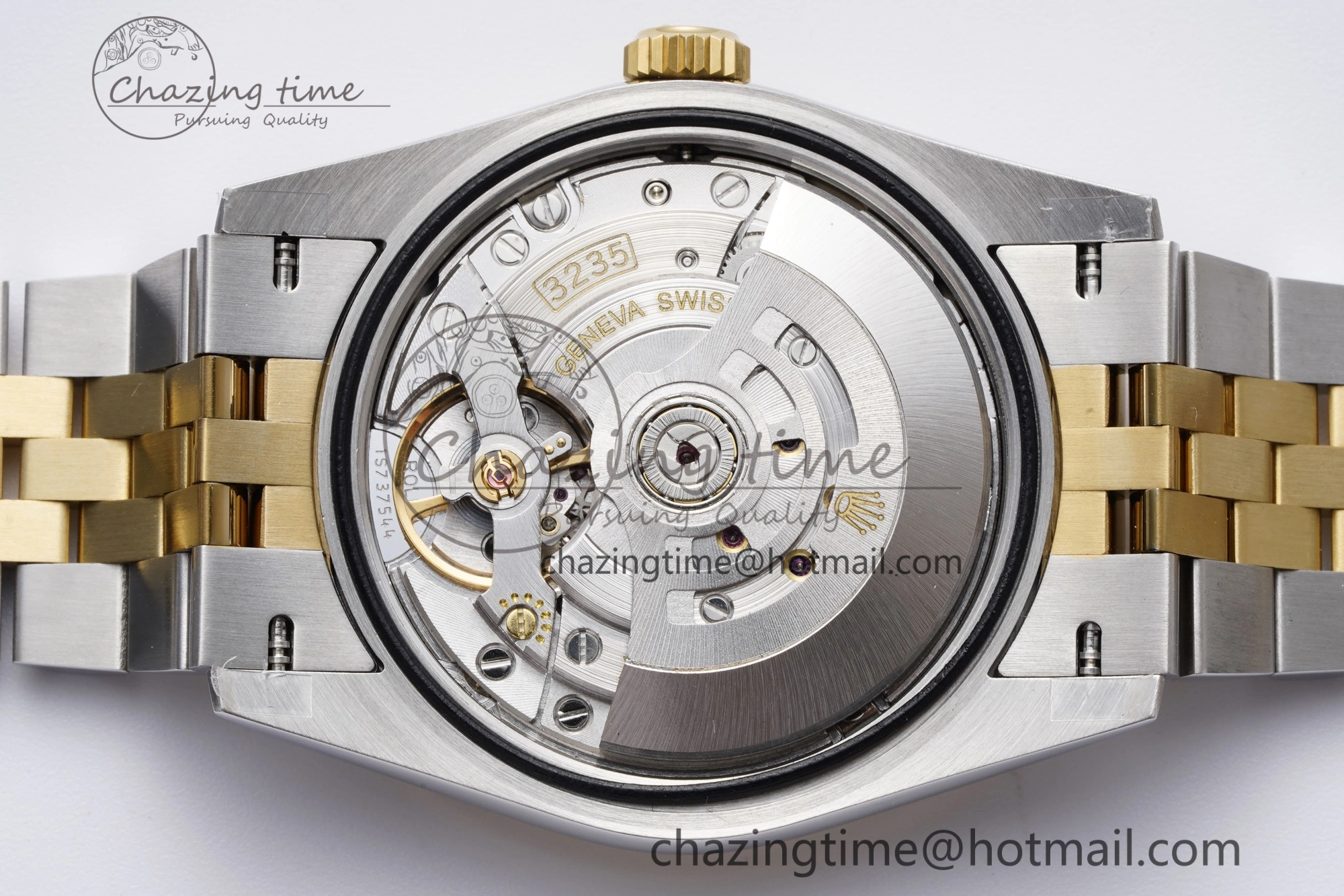 DateJust 36 SS YG 126233 JDF YG Plated 904L Steel White Dial Roman Markers on Jubilee Bracelet V Original 1751