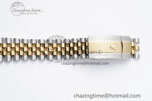DateJust 36 SS YG 126233 JDF YG Plated 904L Steel White Dial Roman Markers on Jubilee Bracelet V Original 1751