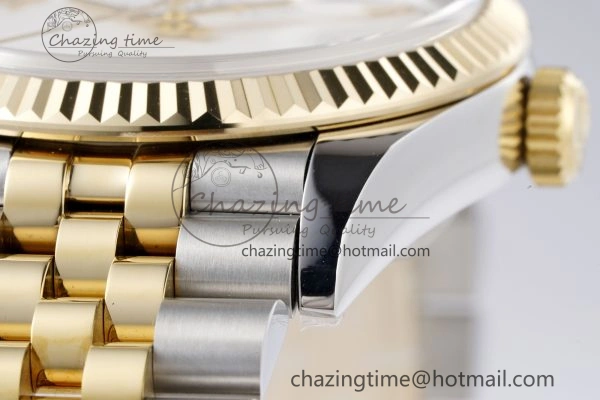 DateJust 36 SS YG 126233 JDF YG Plated 904L Steel White Dial Roman Markers on Jubilee Bracelet V Original 1751