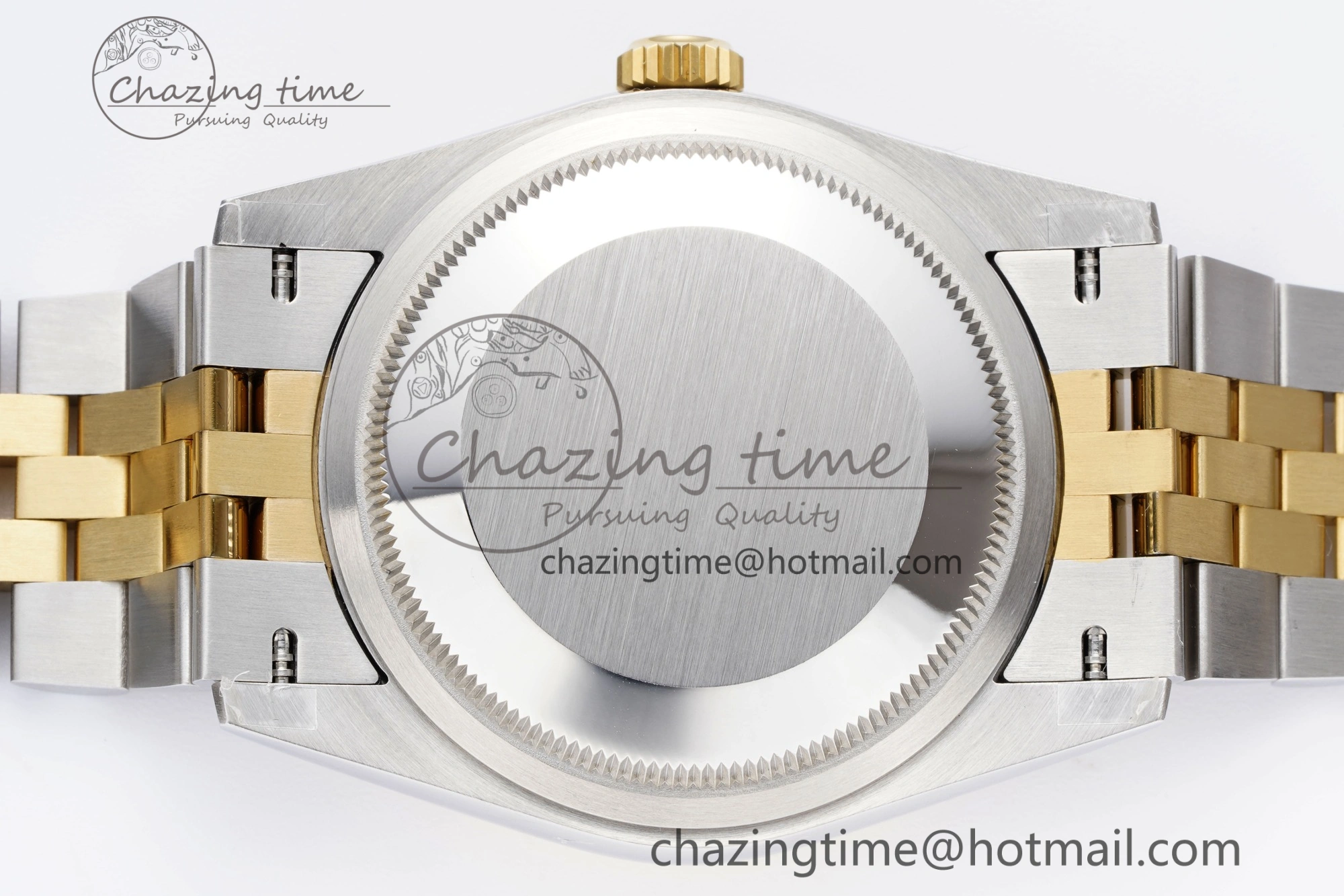 DateJust 36 SS YG 126233 JDF YG Plated 904L Steel YG Dial Diamonds Markers on Jubilee Bracelet V Bright 1752