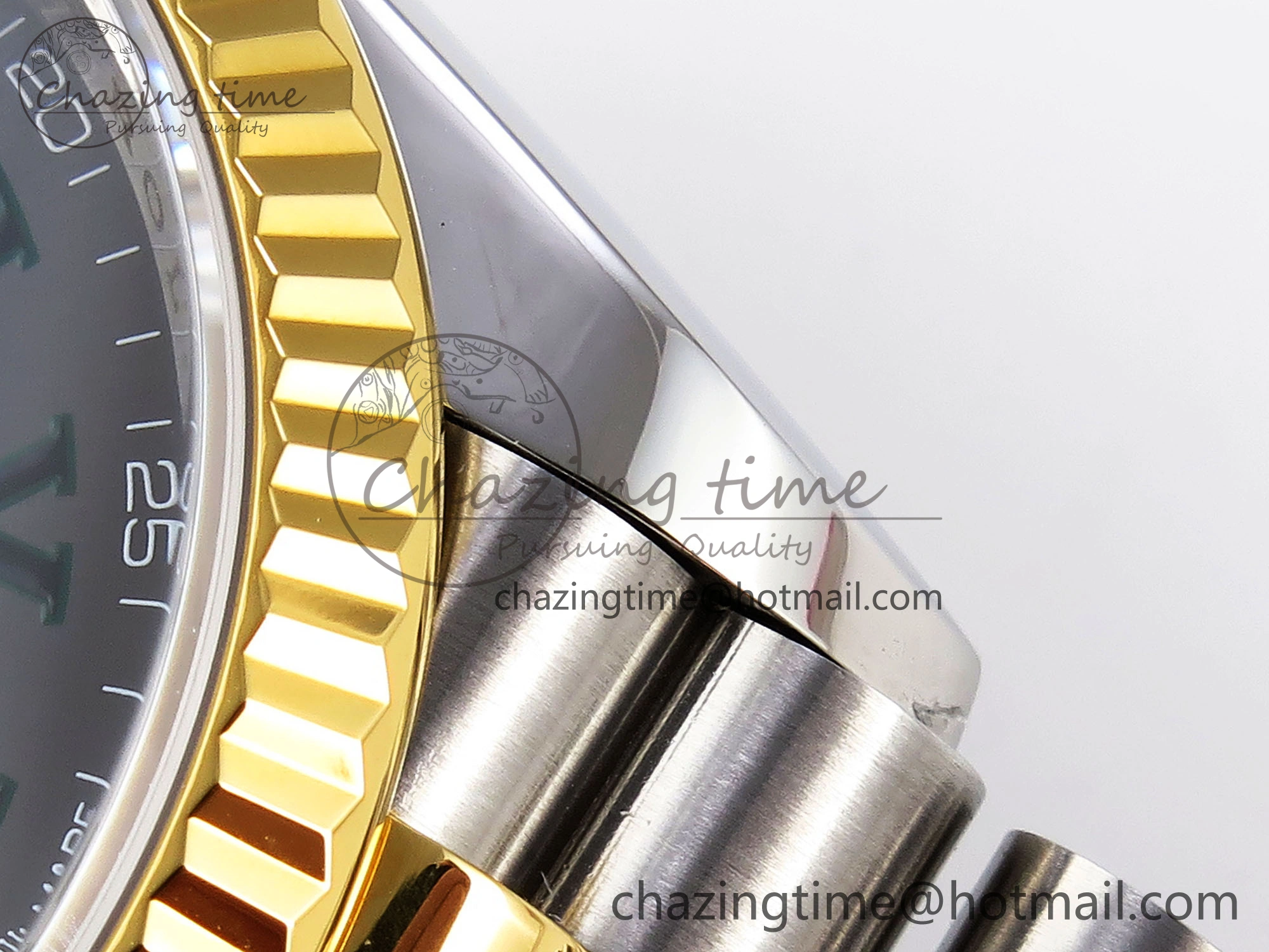 DateJust 36 SS YG 126233 VSF 1:1 Best Edition 904L Steel Gray Dial Green Roman Marker on Jubilee Bracelet VS SunProtective 1858
