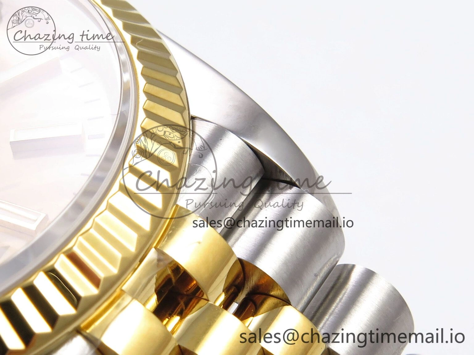 DateJust 36 SS YG 126233 VSF 1:1 Best Edition 904L Steel YG Leaf Dial on Jubilee Bracelet VS Lightweight 1002