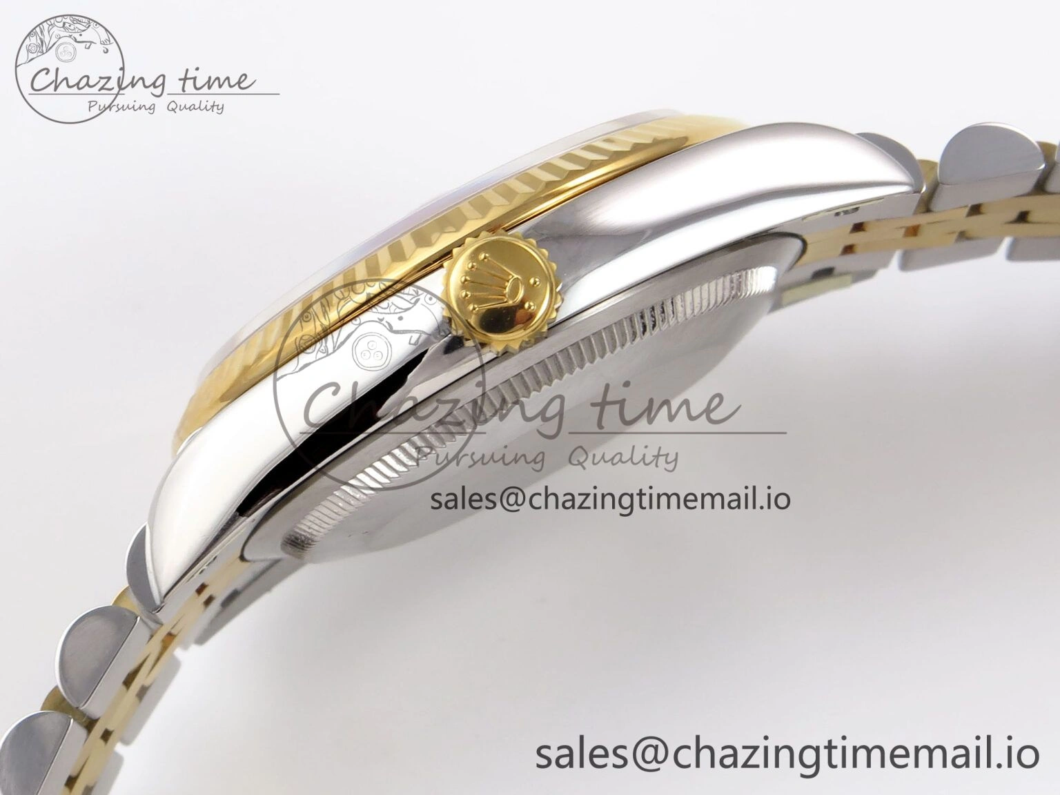 DateJust 36 SS YG 126233 VSF 1:1 Best Edition 904L Steel YG Leaf Dial on Jubilee Bracelet VS Lightweight 1002