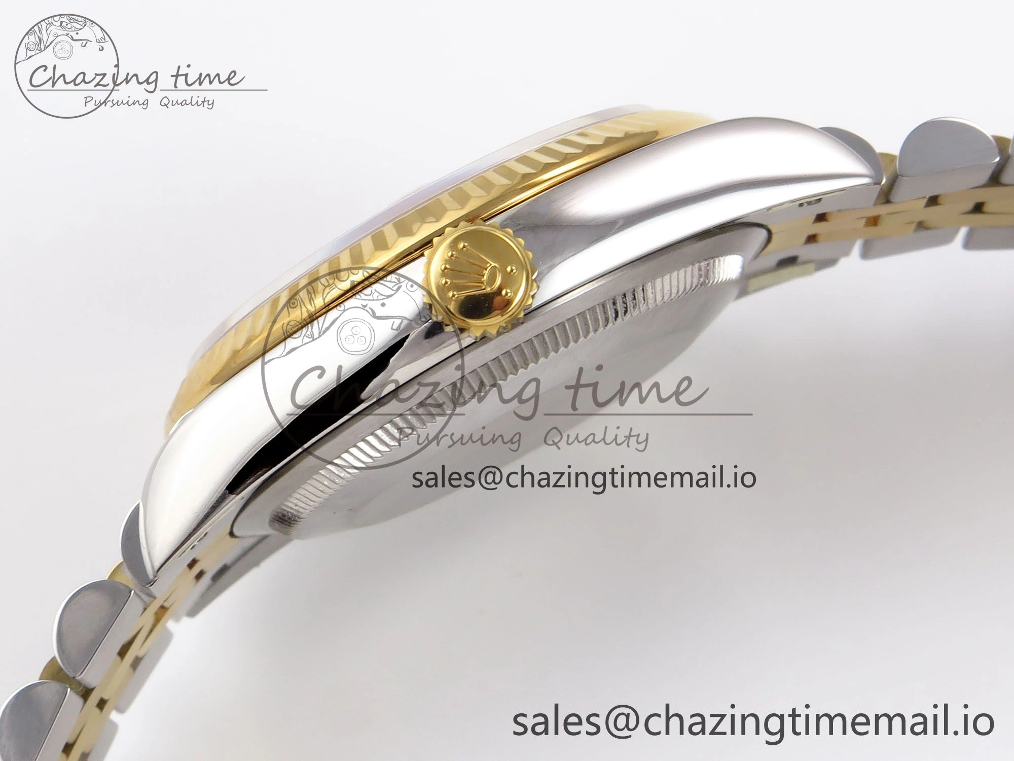 DateJust 36 SS YG 126233 VSF 1:1 Best Edition 904L Steel YG Leaf Dial on Jubilee Bracelet VS Lightweight 1002