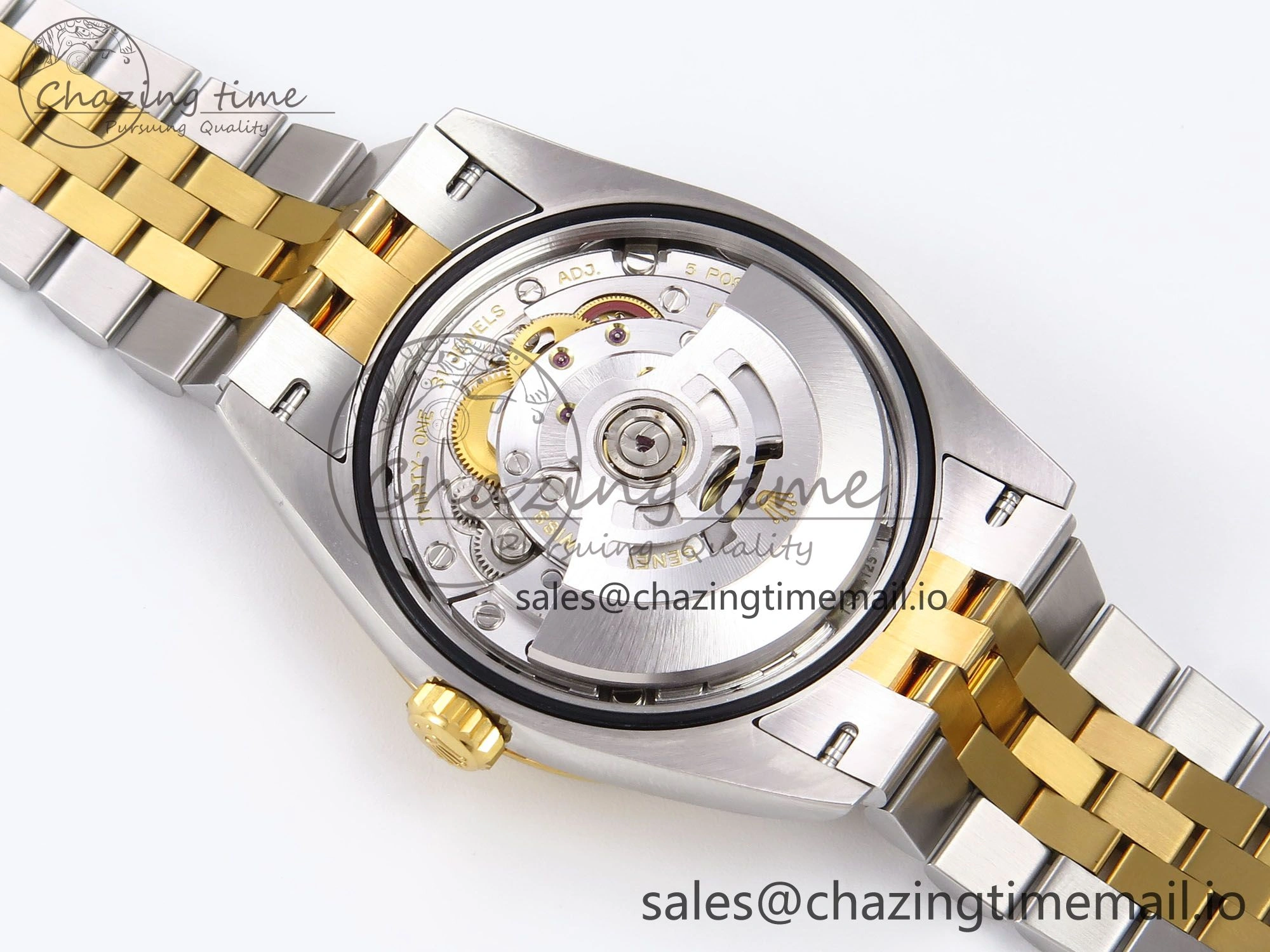 DateJust 36 SS YG 126233 VSF 1:1 Best Edition 904L Steel YG Leaf Dial on Jubilee Bracelet VS Lightweight 1002