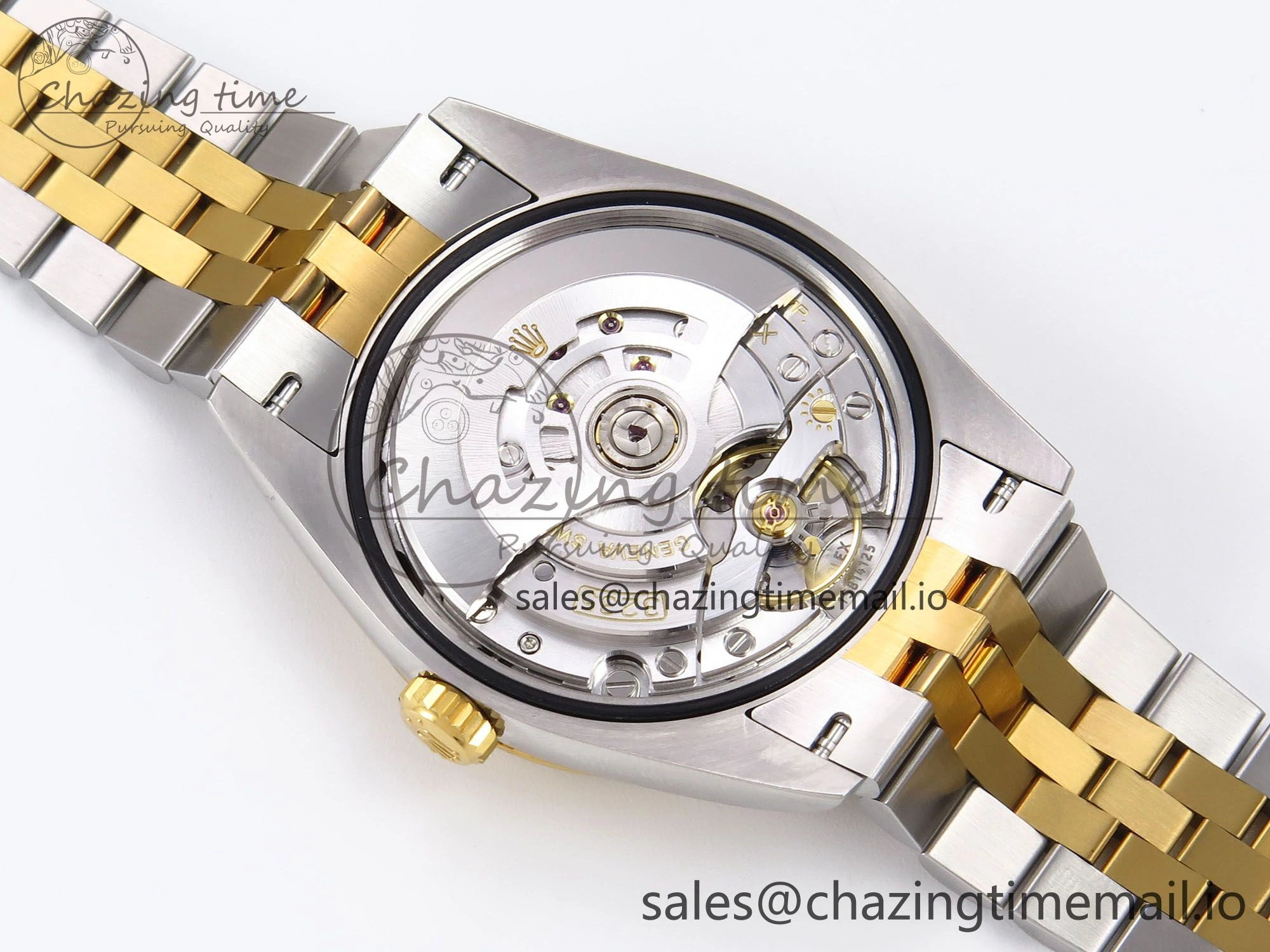 DateJust 36 SS YG 126233 VSF 1:1 Best Edition 904L Steel YG Leaf Dial on Jubilee Bracelet VS Lightweight 1002