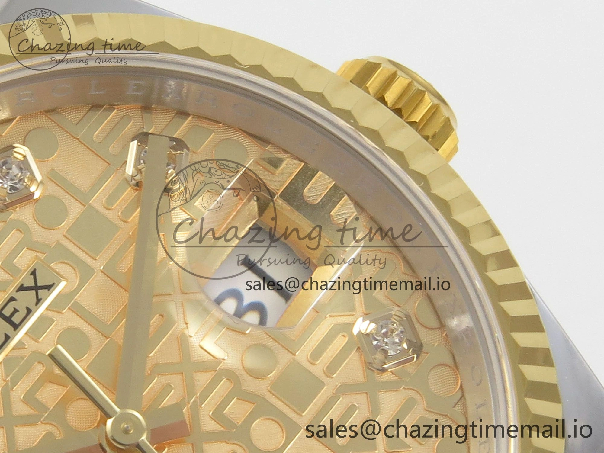 TimelessDesign DateJust 36 SS YG ARF 1:1 Best Edition 904L Steel Rolxx YG Diamonds Dial on Oyster Bracelet SH 88