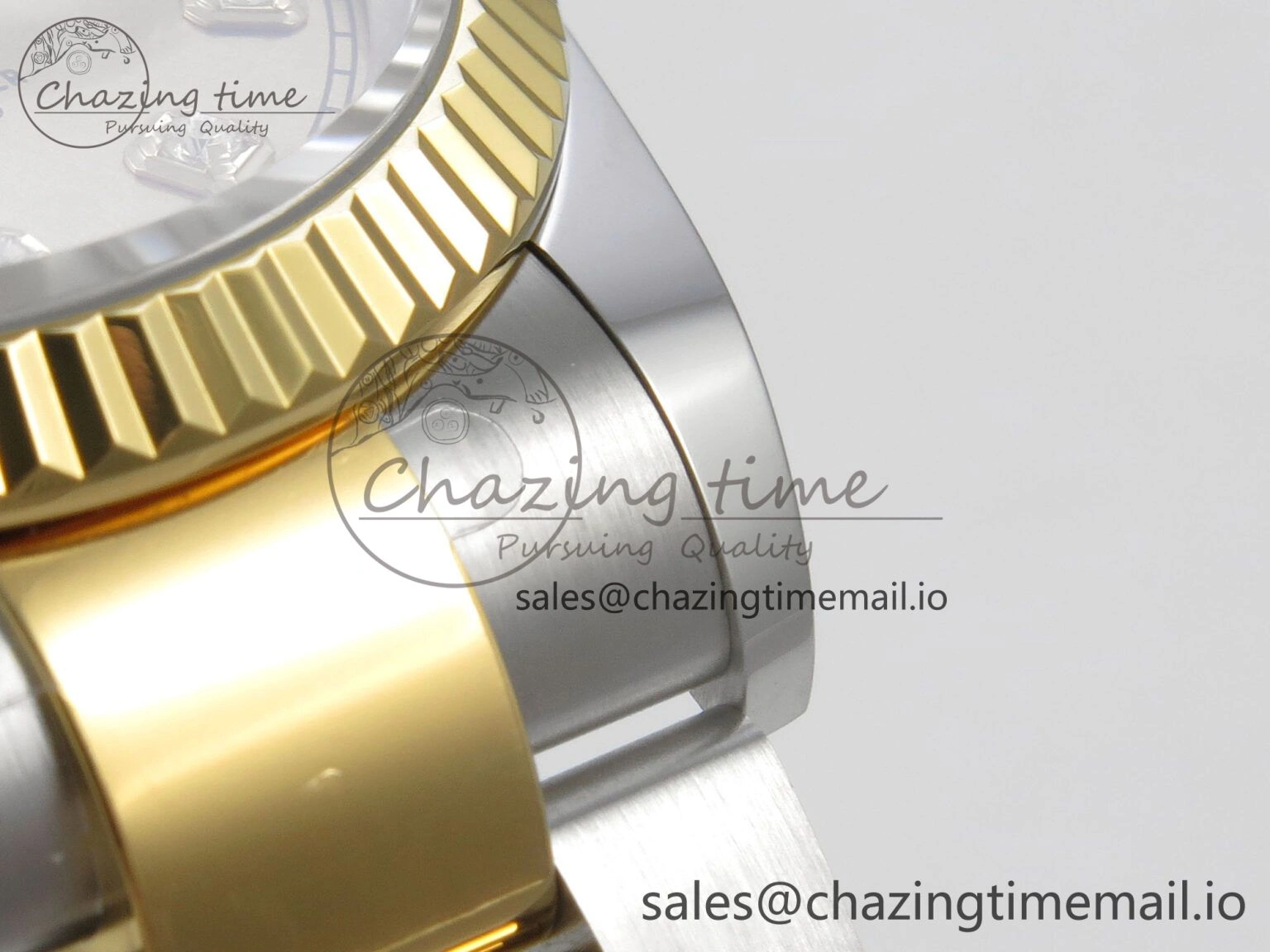 Durable DateJust 36 SS YG ARF 1:1 Best Edition 904L Steel YG Diamonds Dial on Oyster Bracelet SH 98