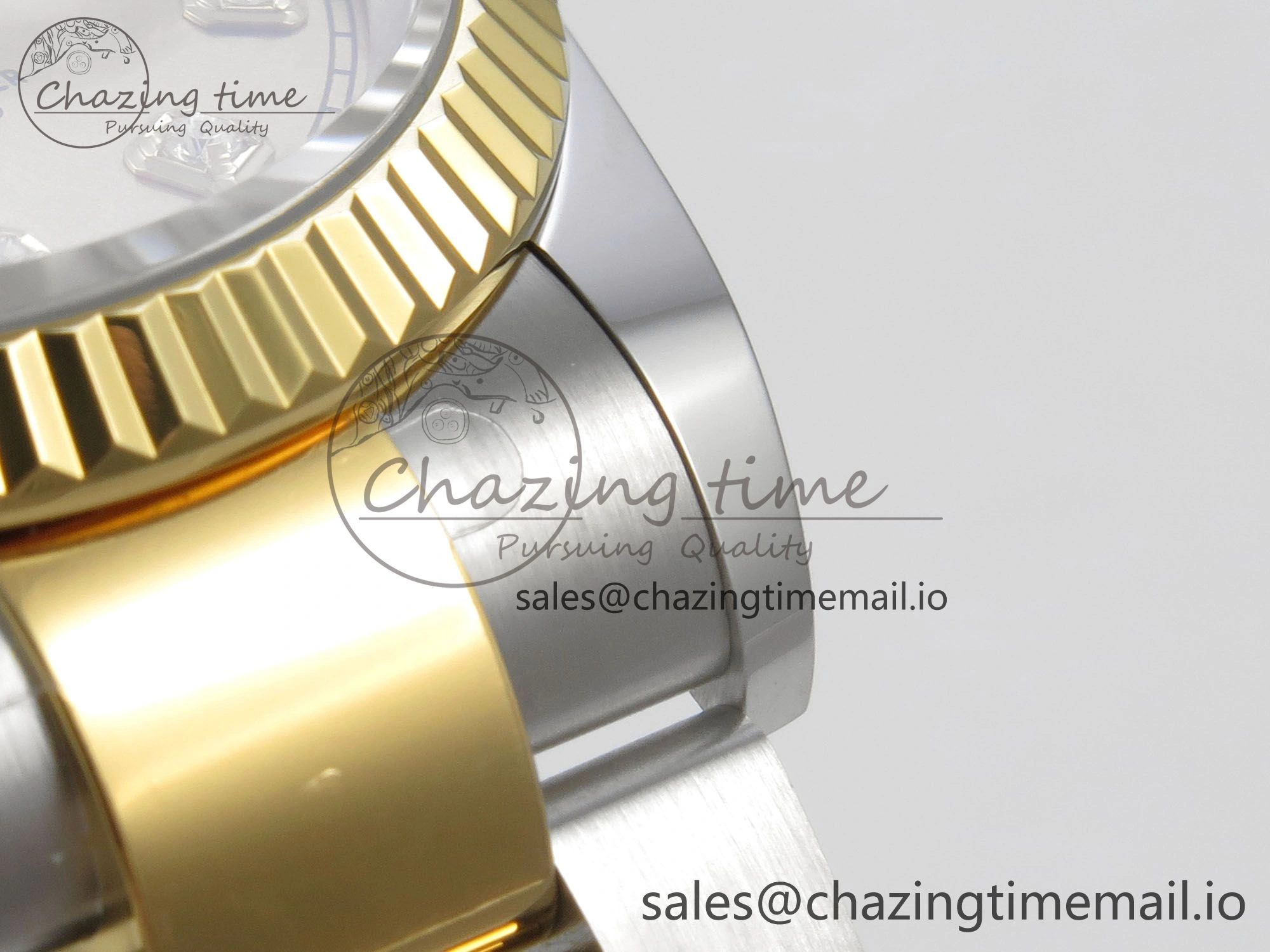 Durable DateJust 36 SS YG ARF 1:1 Best Edition 904L Steel YG Diamonds Dial on Oyster Bracelet SH 98