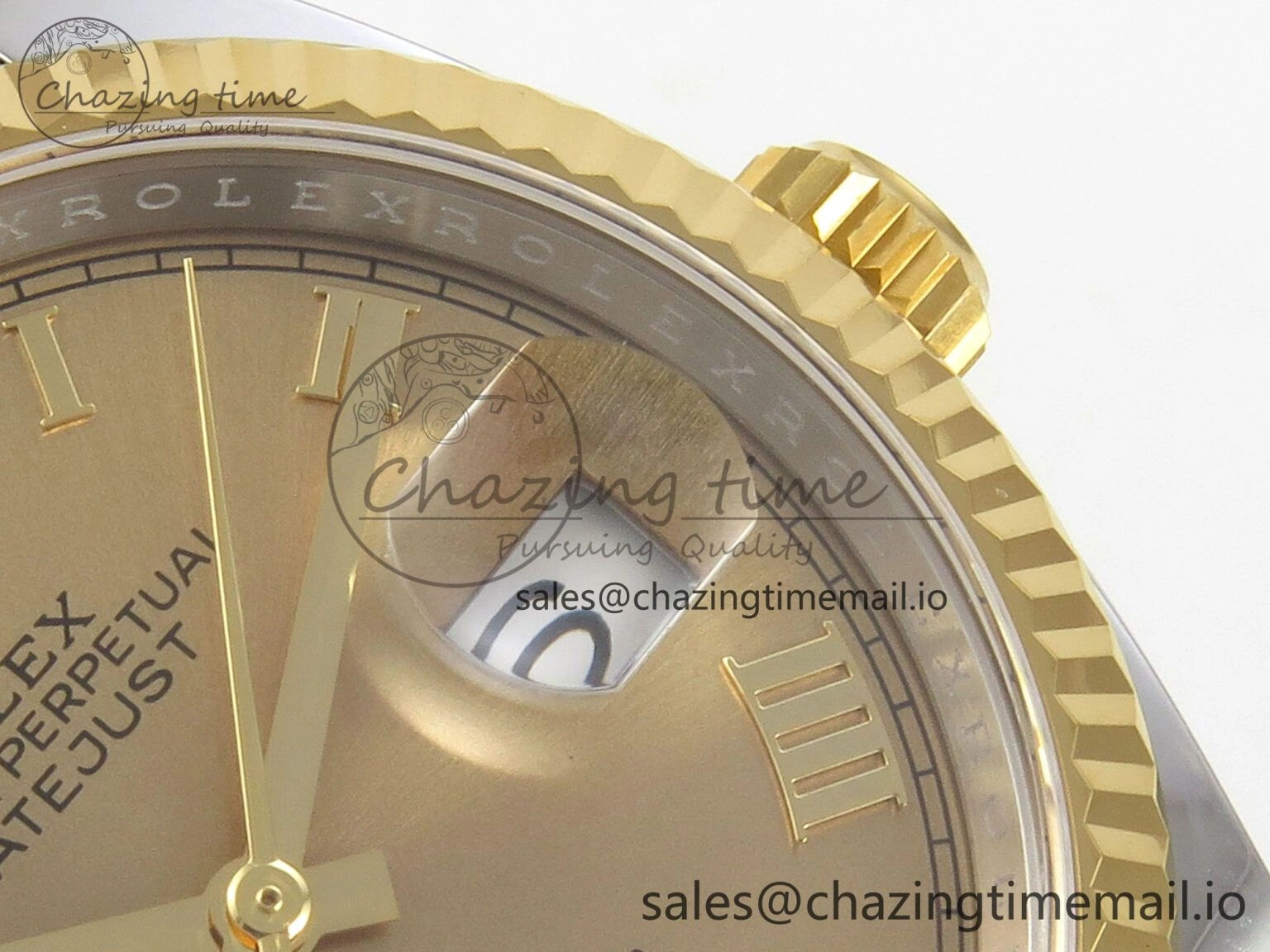 DateJust 36 SS YG ARF 1:1 Best Edition 904L Steel YG Roman Dial on Oyster Bracelet SH GoodFit 101
