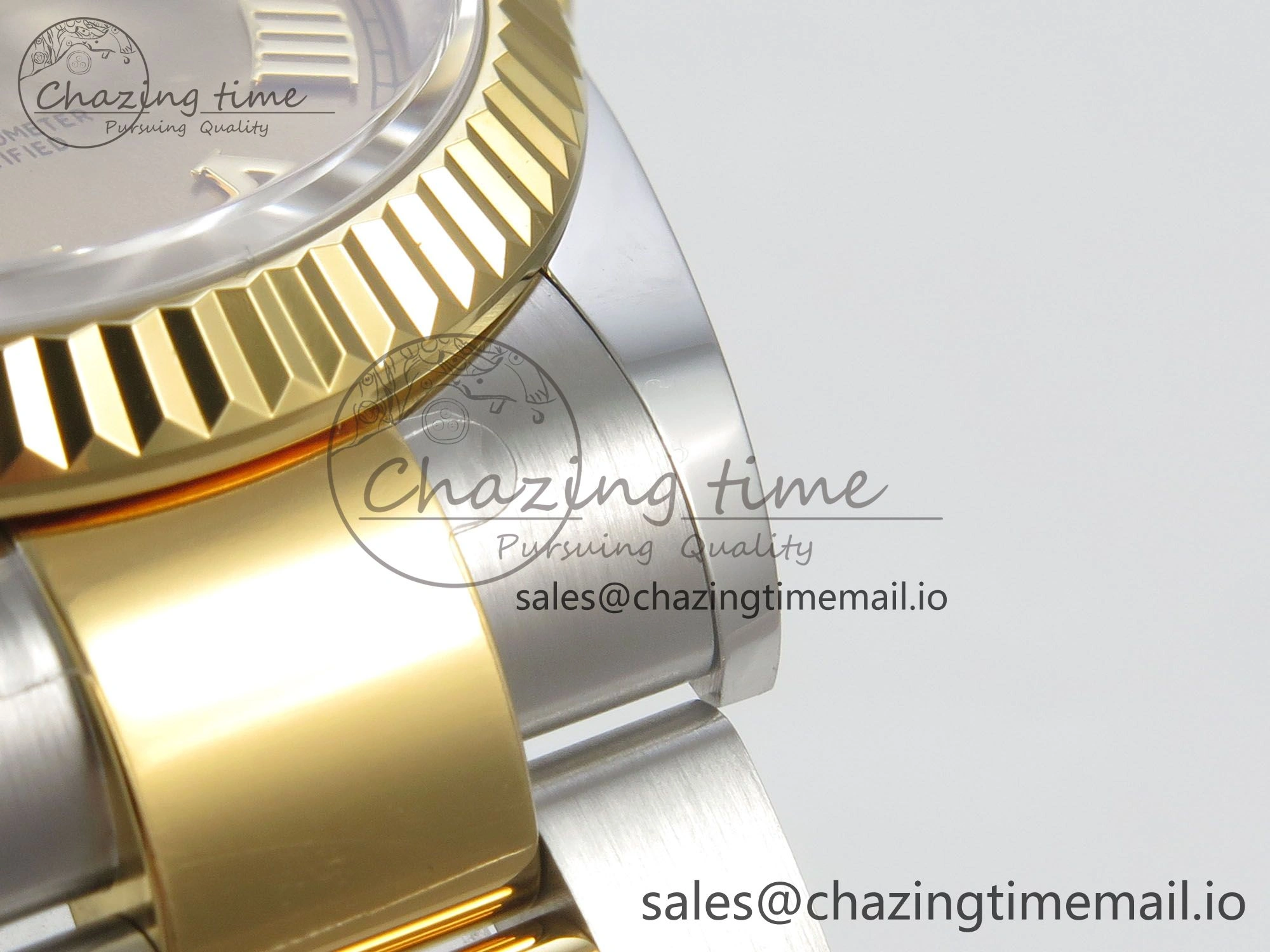DateJust 36 SS YG ARF 1:1 Best Edition 904L Steel YG Roman Dial on Oyster Bracelet SH GoodFit 101