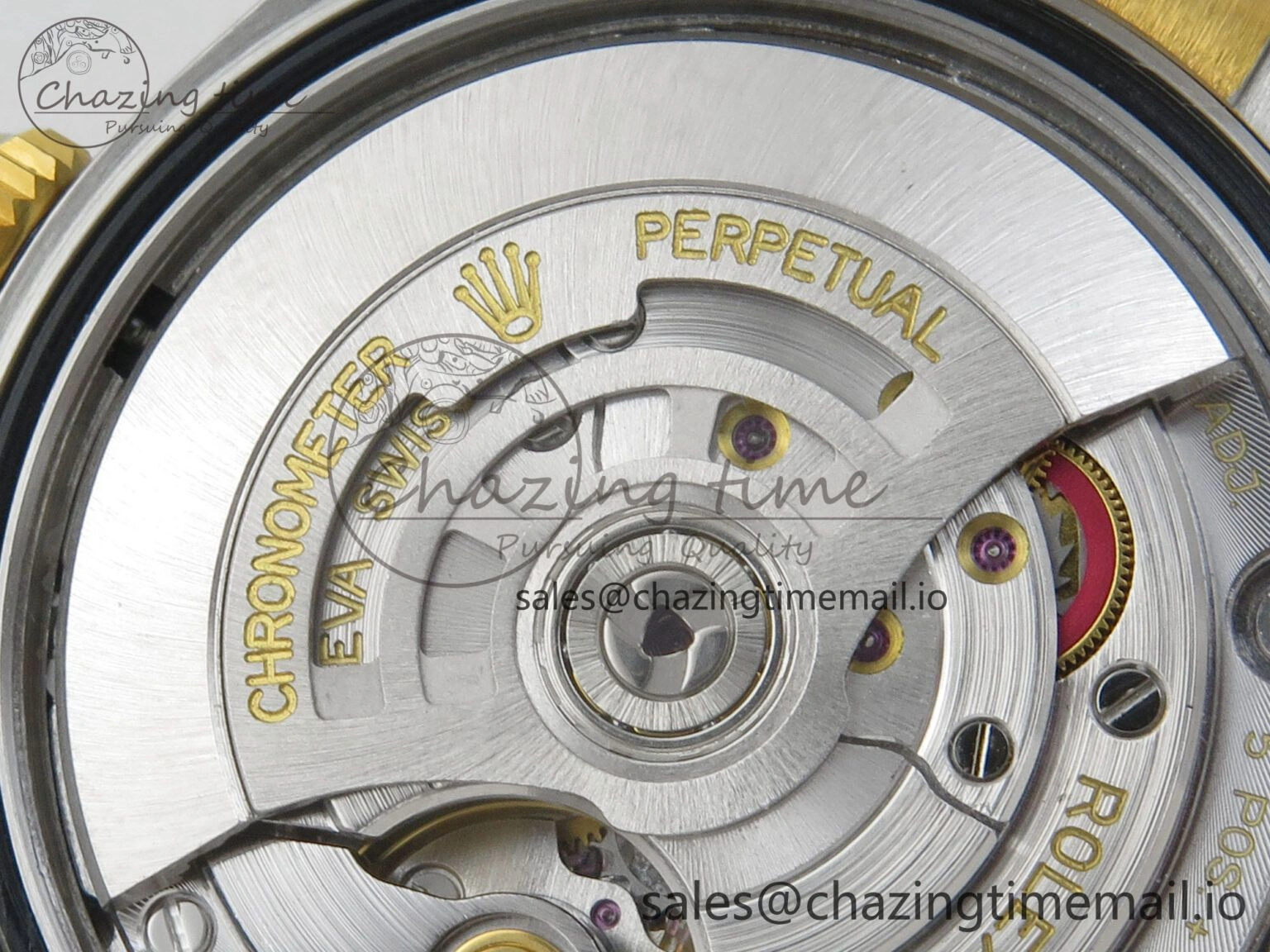 SmartChoice DateJust 36 SS YG ARF 1:1 Best Edition 904L Steel YG Textured Diamonds Dial on Oyster Bracelet SH 74