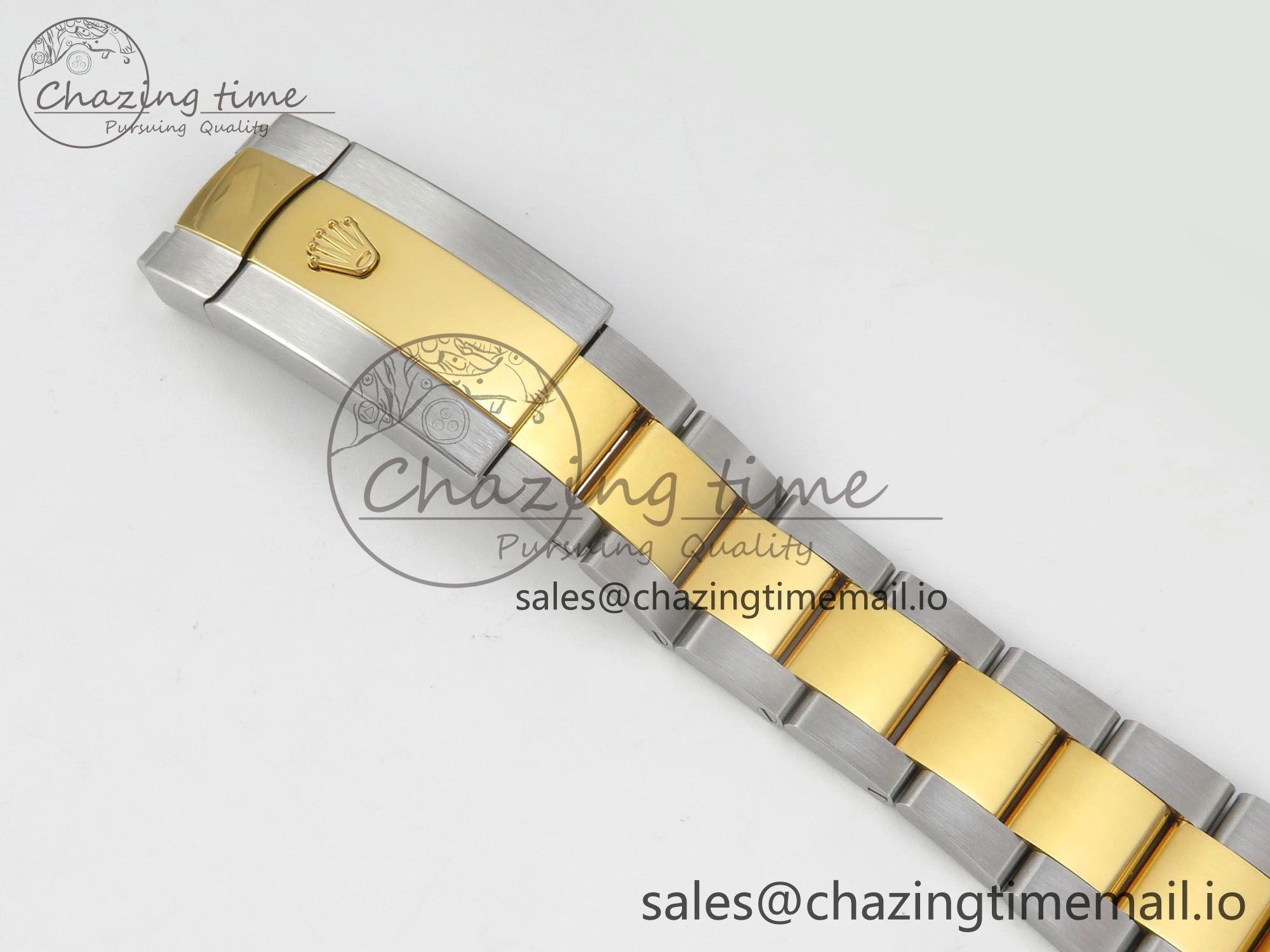 SmartChoice DateJust 36 SS YG ARF 1:1 Best Edition 904L Steel YG Textured Diamonds Dial on Oyster Bracelet SH 74