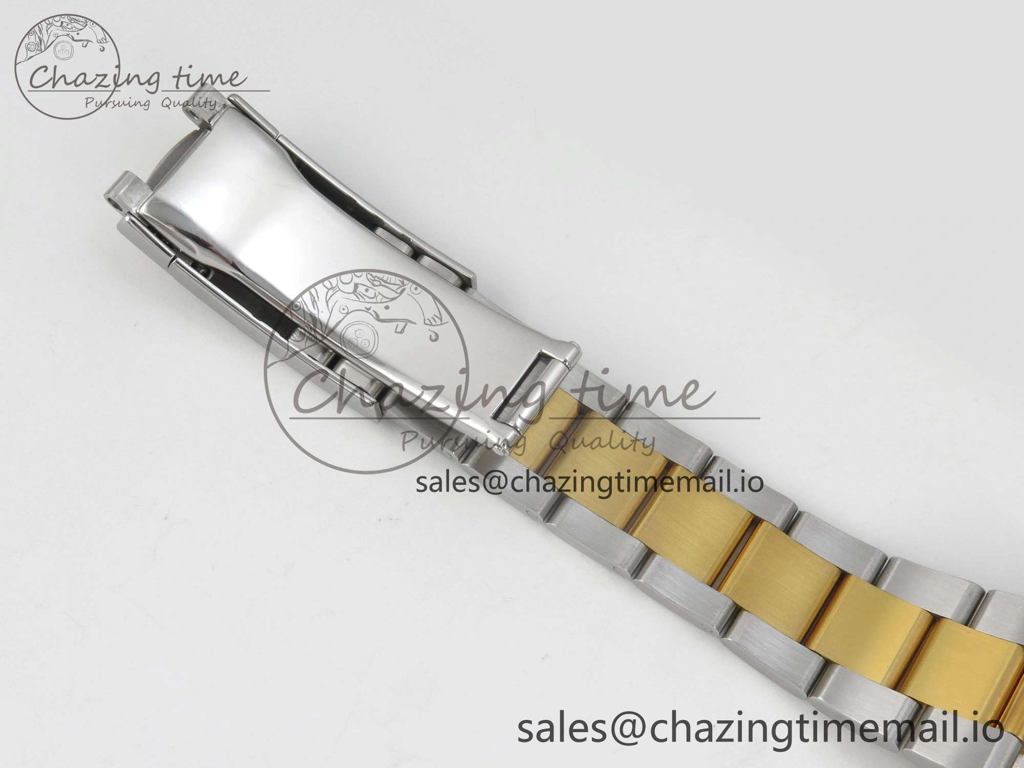 SmartChoice DateJust 36 SS YG ARF 1:1 Best Edition 904L Steel YG Textured Diamonds Dial on Oyster Bracelet SH 74