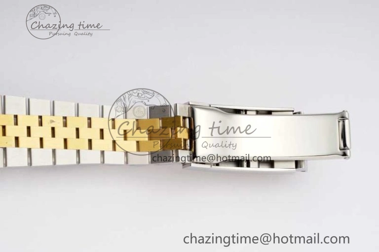 DateJust 36 SS YG DIWF 1:1 Best Edition 904L Steel White MOP Diamonds Dial on Jubilee Bracelet SA DailyWear 2324