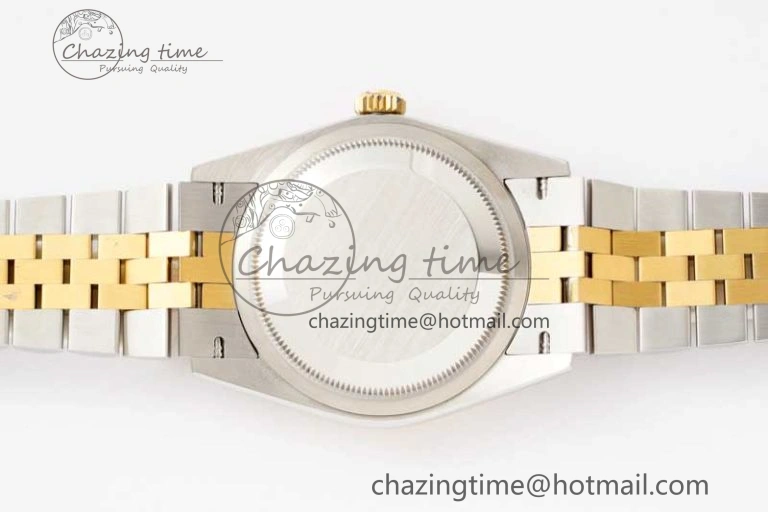 DateJust 36 SS YG DIWF 1:1 Best Edition 904L Steel White MOP Diamonds Dial on Jubilee Bracelet SA DailyWear 2324