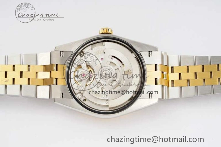 DateJust 36 SS YG DIWF 1:1 Best Edition 904L Steel White MOP Diamonds Dial on Jubilee Bracelet SA DailyWear 2324