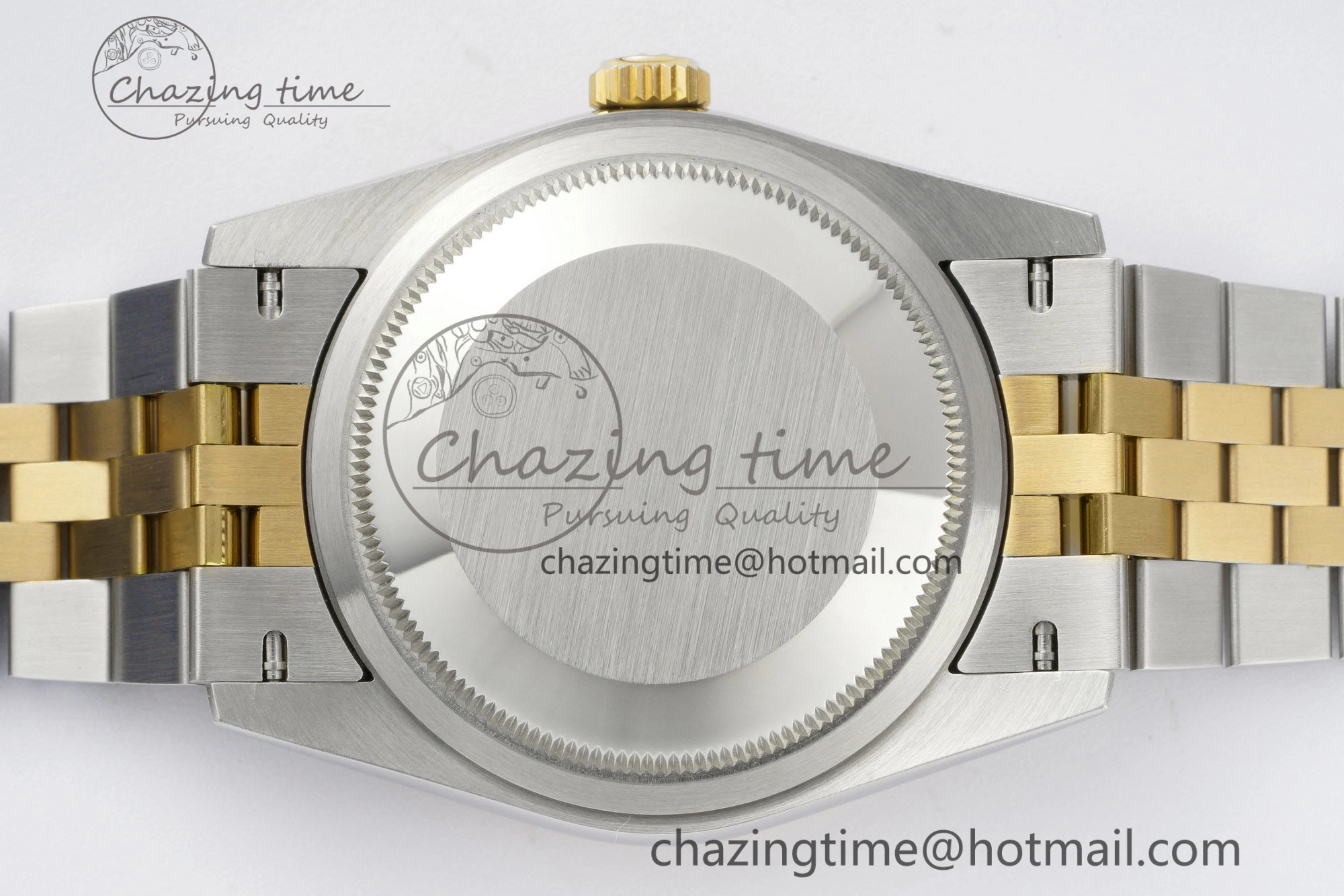 DateJust 36 SS YG Gold Wrapped JDF 1:1 Best Edition YG Diamonds Textured Dial on Jubilee Bracelet VR3235 V SmoothTexture 2195