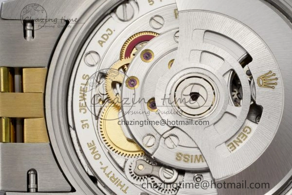 DateJust 36 SS YG Gold Wrapped JDF 1:1 Best Edition YG Diamonds Textured Dial on Jubilee Bracelet VR3235 V SmoothTexture 2195