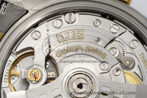 DateJust 36 SS YG Gold Wrapped JDF 1:1 Best Edition YG Diamonds Textured Dial on Jubilee Bracelet VR3235 V SmoothTexture 2195