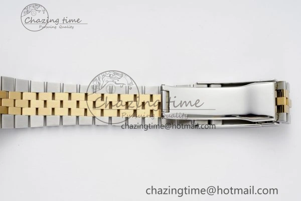 DateJust 36 SS YG Gold Wrapped JDF 1:1 Best Edition YG Diamonds Textured Dial on Jubilee Bracelet VR3235 V SmoothTexture 2195