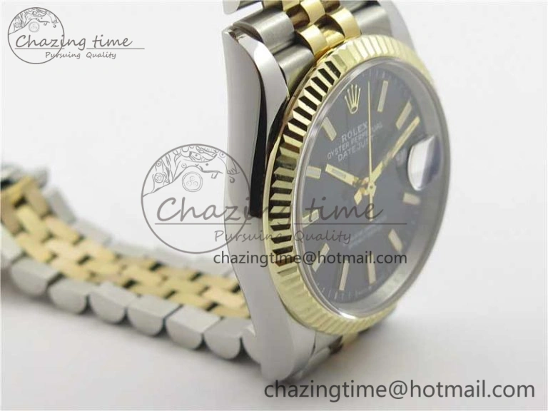 Sophisticated DateJust 36mm 126234 BP Maker 1:1 Best Edition 904L SS YG New Version Black Dial on Jubilee Bracelet 3078