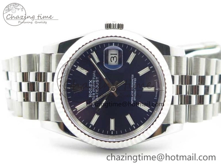 Unisex DateJust 36mm 126234 BP Maker 1:1 Best Edition 904L Steel New Version Blue Dial on Jubilee Bracelet 3076