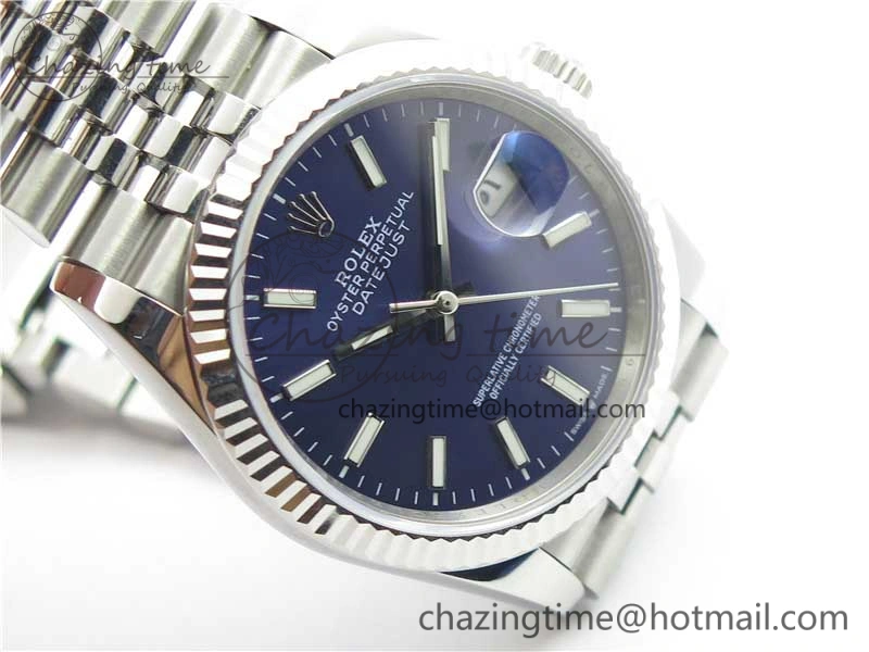 Unisex DateJust 36mm 126234 BP Maker 1:1 Best Edition 904L Steel New Version Blue Dial on Jubilee Bracelet 3076