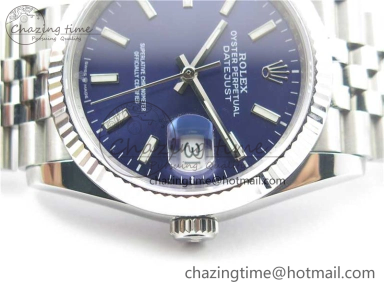 Unisex DateJust 36mm 126234 BP Maker 1:1 Best Edition 904L Steel New Version Blue Dial on Jubilee Bracelet 3076