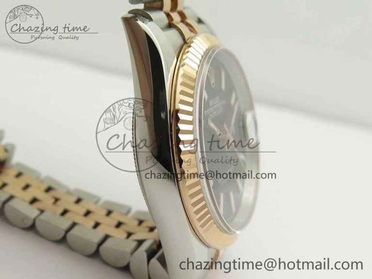 DateJust 36mm 904 SS RG Wrapped 116231 GMF Black Dial on SS RG Wrapped Jubilee Bracelet A Durable 10597
