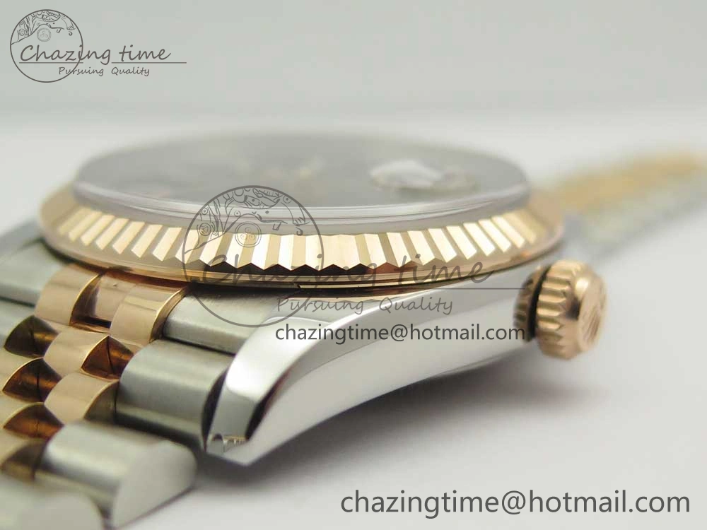 DateJust 36mm 904 SS RG Wrapped 116231 GMF Black Dial on SS RG Wrapped Jubilee Bracelet A Durable 10597
