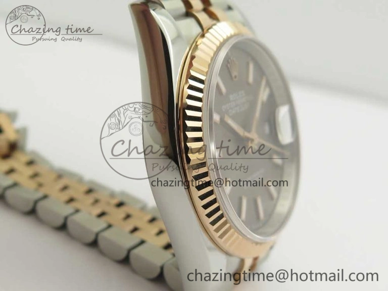 DateJust 36mm 904 SS RG Wrapped 116231 GMF Gray Dial on SS RG Wrapped Jubilee Bracelet A UrbanStyle 10596