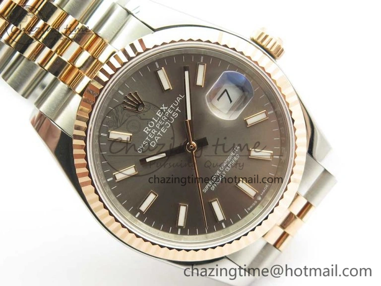 DateJust 36mm 904 SS RG Wrapped 116231 GMF Gray Dial on SS RG Wrapped Jubilee Bracelet A UrbanStyle 10596