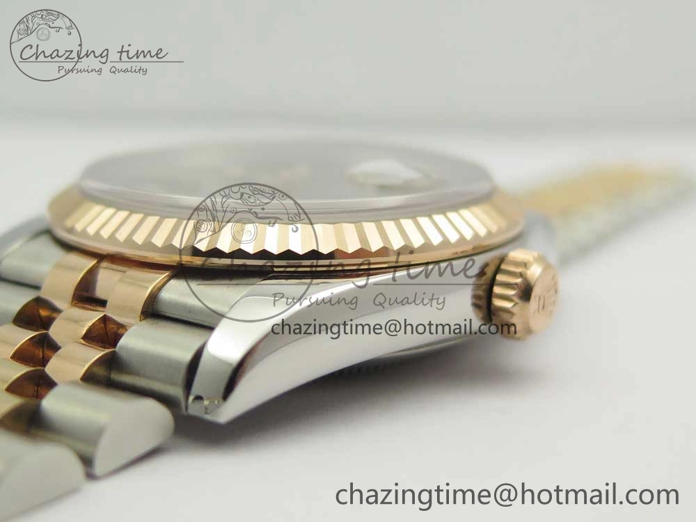 DateJust 36mm 904 SS RG Wrapped 116231 GMF Gray Dial on SS RG Wrapped Jubilee Bracelet A UrbanStyle 10596