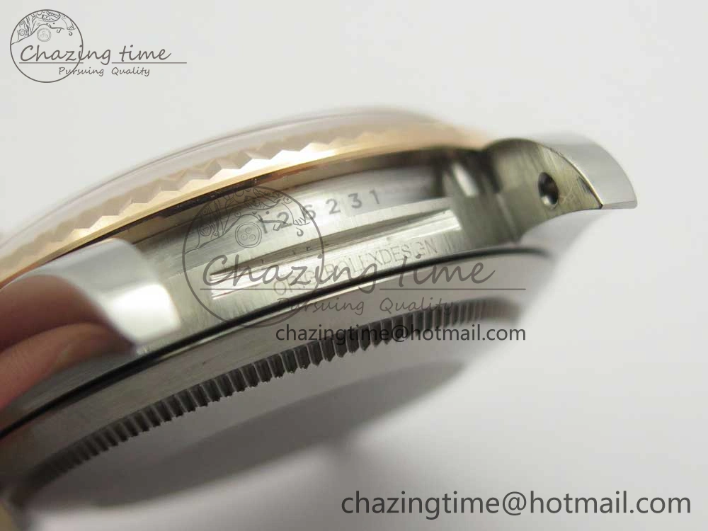 DateJust 36mm 904 SS RG Wrapped 116231 GMF Gray Dial on SS RG Wrapped Jubilee Bracelet A UrbanStyle 10596