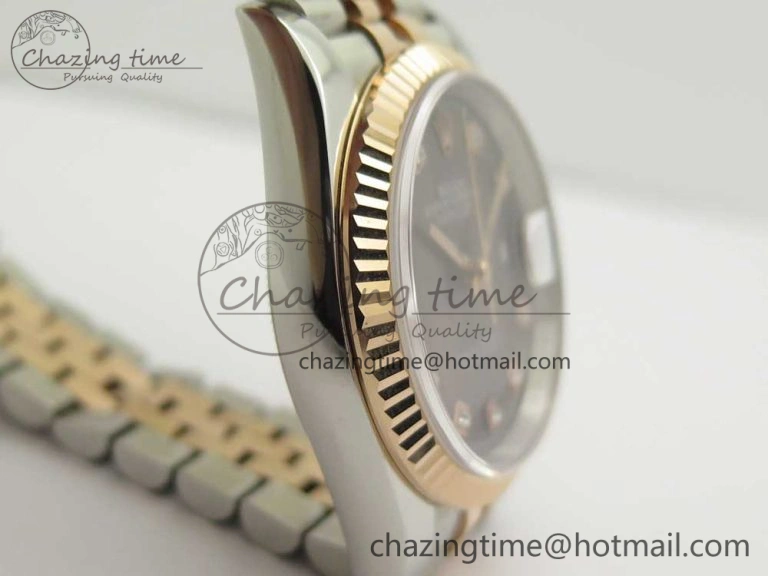 DateJust 36mm 904 SS RG Wrapped 116231 GMF Gray Diam Dial on SS RG Wrapped Jubilee Bracelet A Affordable 10599