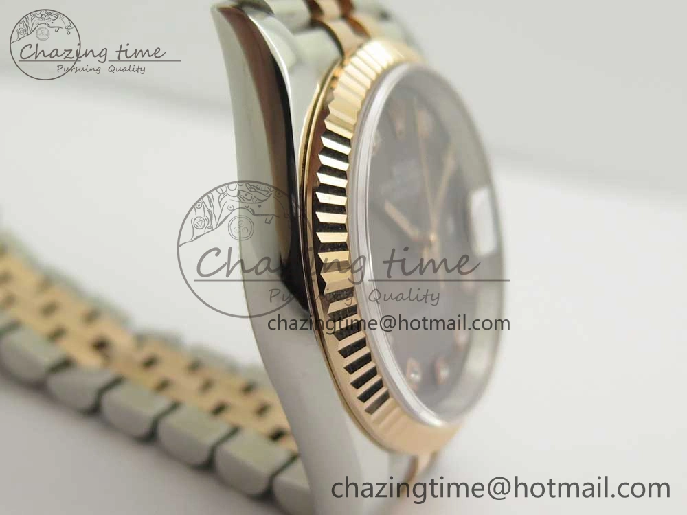 DateJust 36mm 904 SS RG Wrapped 116231 GMF Gray Diam Dial on SS RG Wrapped Jubilee Bracelet A Affordable 10599