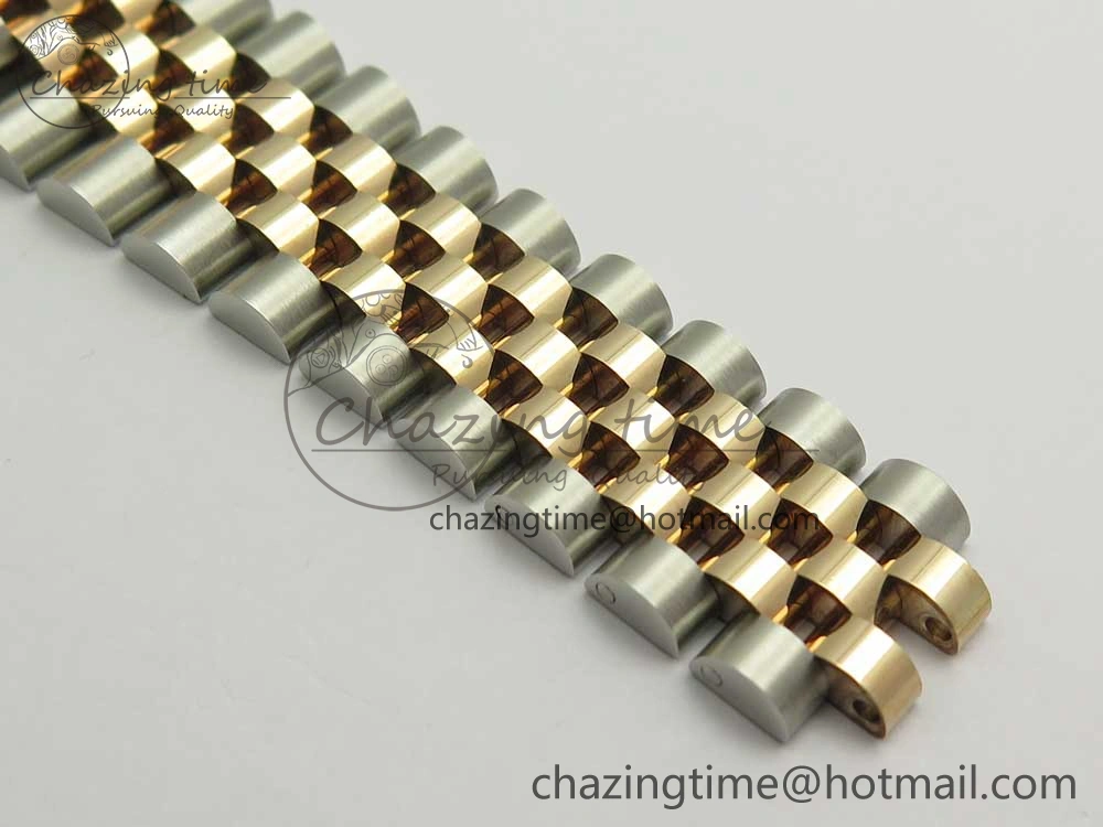 Sleek DateJust 36mm 904 SS RG Wrapped 116231 GMF RG Dial Roman Diam Markers on SS RG Wrapped Jubilee Bracelet A 3286