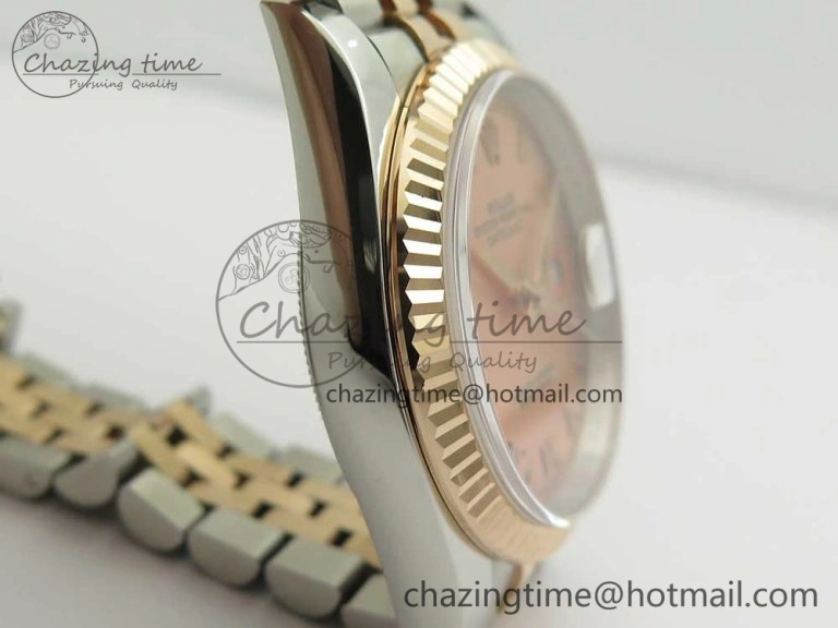 DateJust 36mm 904 SS RG Wrapped 116231 GMF RG Dial Roman on SS RG Wrapped Jubilee Bracelet A TopPick 3278