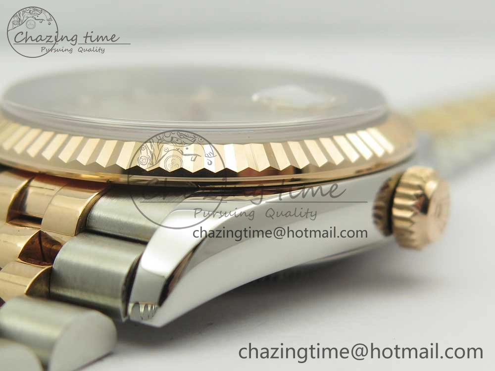 DateJust 36mm 904 SS RG Wrapped 116231 GMF Silver Diam Dial on SS RG Wrapped Jubilee Bracelet A FastDry 3271