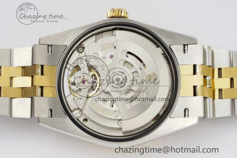 FashionForward DateJust 36mm DIWF 1:1 Best Edition 904L Steel Computer Dial Diamonds Markers on SS YG Jubilee Bracelet SA 10238