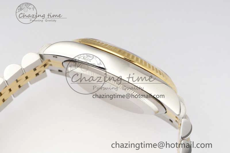 FashionForward DateJust 36mm DIWF 1:1 Best Edition 904L Steel Computer Dial Diamonds Markers on SS YG Jubilee Bracelet SA 10238