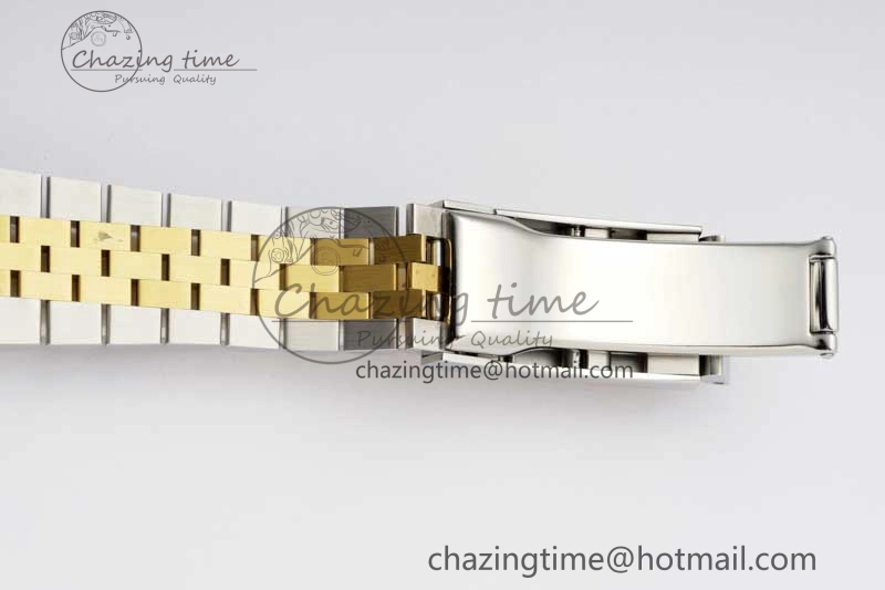 FashionForward DateJust 36mm DIWF 1:1 Best Edition 904L Steel Computer Dial Diamonds Markers on SS YG Jubilee Bracelet SA 10238
