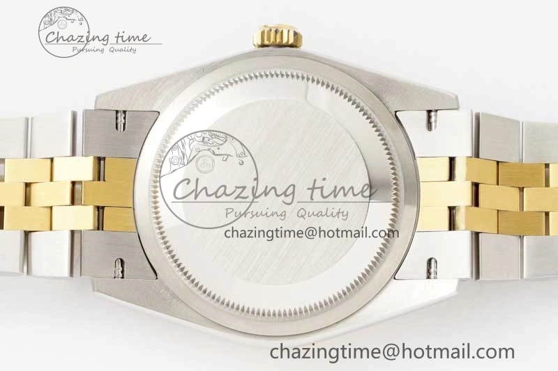 FashionForward DateJust 36mm DIWF 1:1 Best Edition 904L Steel Computer Dial Diamonds Markers on SS YG Jubilee Bracelet SA 10238