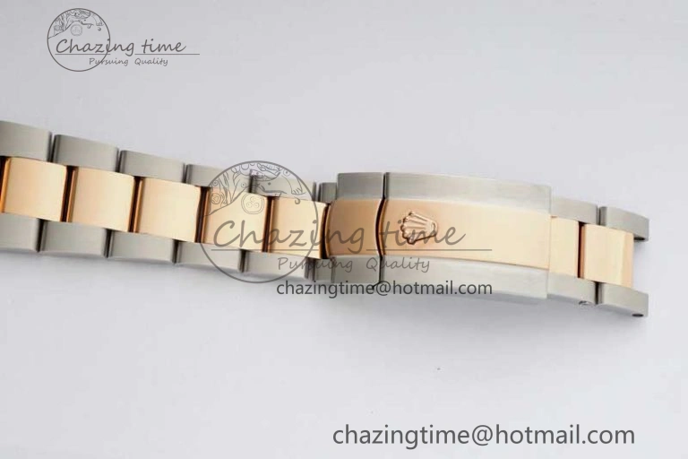 Sleek DateJust 36mm DIWF 1:1 Best Edition 904L Steel Gray Dial on SS RG Oyster Bracelet SA 2310