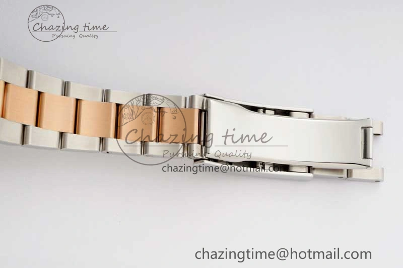 Sleek DateJust 36mm DIWF 1:1 Best Edition 904L Steel Gray Dial on SS RG Oyster Bracelet SA 2310