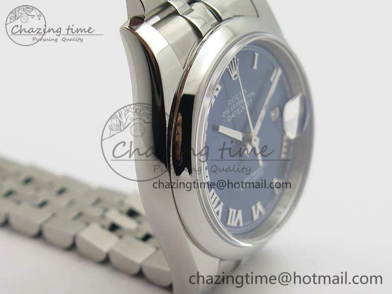 Resilient DateJust 36mm SS 116200 ARF 1:1 Best Edition Blue Roman Dial On 904L SS Jubilee Bracelet SA 3520