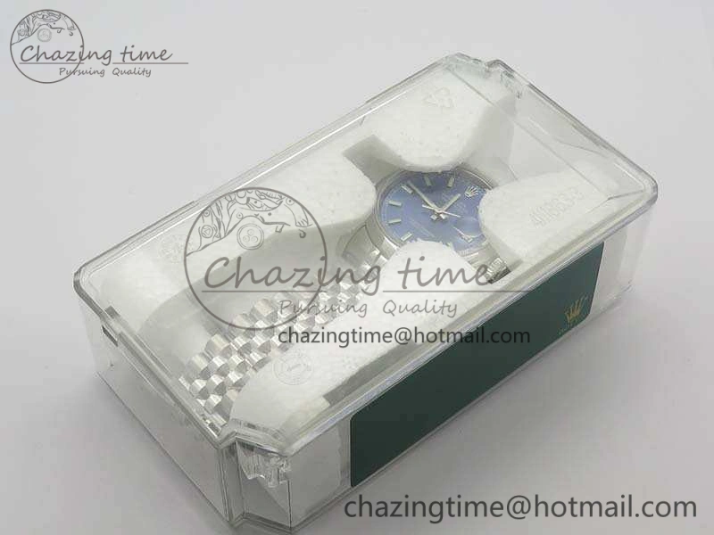 RelaxedFit DateJust 36mm SS 116200 ARF 1:1 Best Edition Blue Sticks Dial On 904L SS Jubilee Bracelet SA 3521